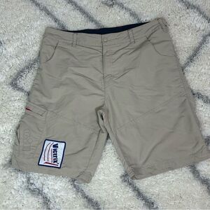 Gill Men's Beige Cargo Shorts with Patch